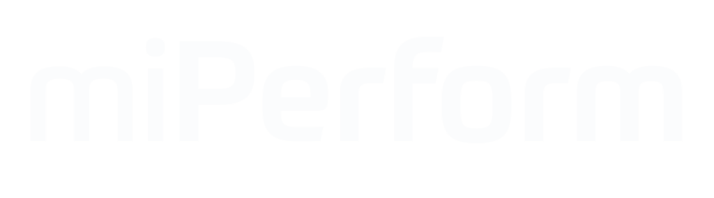 miPerform white logo